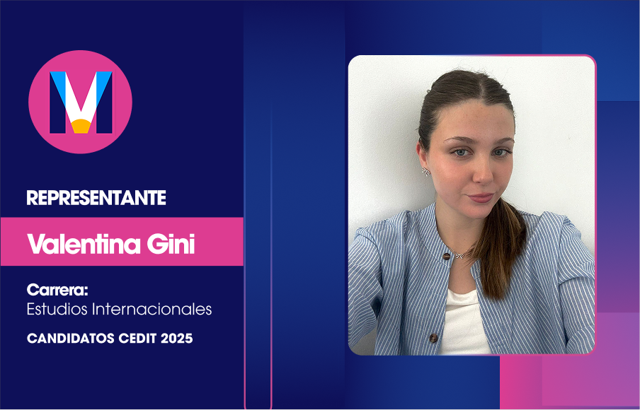 Valentina Gini - Representante de Estudios Internacionales